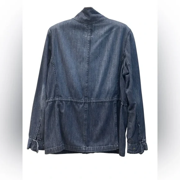 GAP Jean Denim Jacket with drawstring waist - Picture 2 of 6